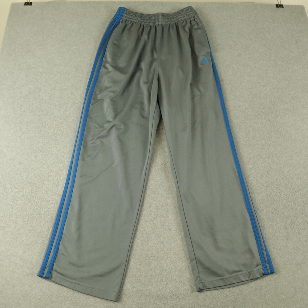 Adidas Pants Mens 34 Activewear Track Gymβ Training Straight Leg Athletic Gray